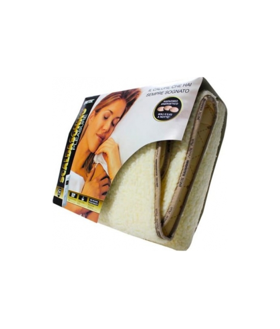 Scaldaletto 100% peluche alta qualita' lavabile - 6407 pleasure : Colore - Beige, Misura - Singolo