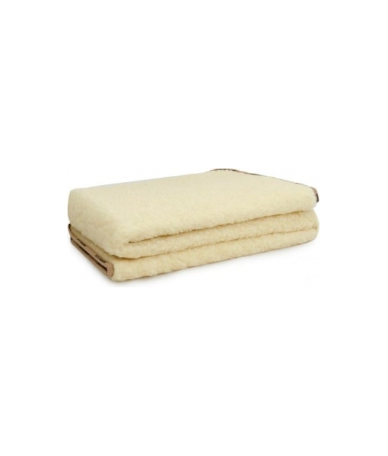 Scaldasonno scaldaletto 100% pregiata lana merino e fondo antiscivolo lavabile - 16275 rapid : Colore - Beige, Misura - Singolo