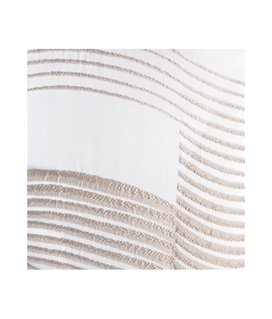 Trapunta invernale in raso jacquard con imbottitura in fibra anallergica di poliestere - noemi. : Colore - Beige, Misura - Matrimoniale, Variante - Onde