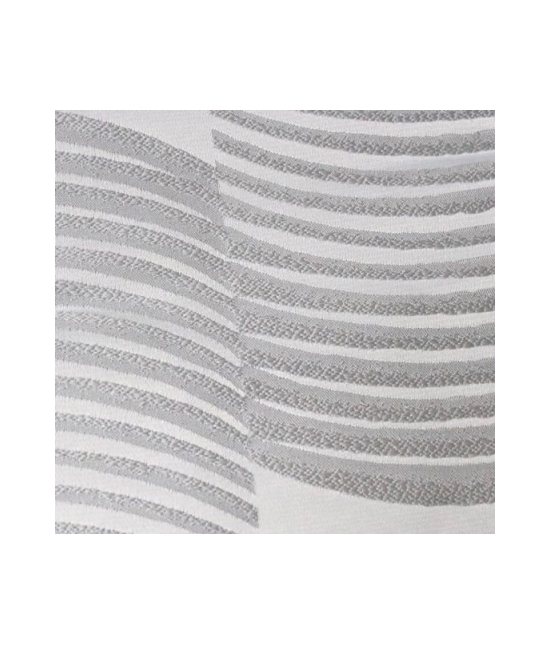 Trapunta invernale in raso jacquard con imbottitura in fibra anallergica di poliestere - noemi. : Misura - Matrimoniale, Colore - Grigio, Variante - Onde