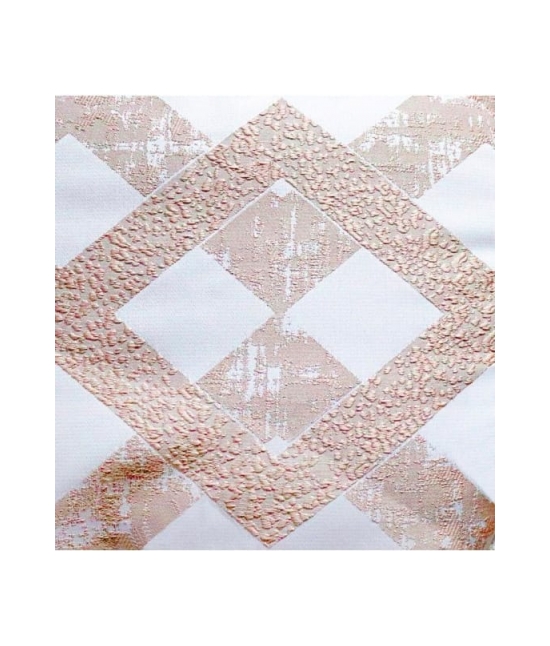 Trapunta invernale in raso jacquard con imbottitura in fibra anallergica di poliestere - noemi. : Misura - Matrimoniale, Colore - Tortora, Variante - Disegno rombo