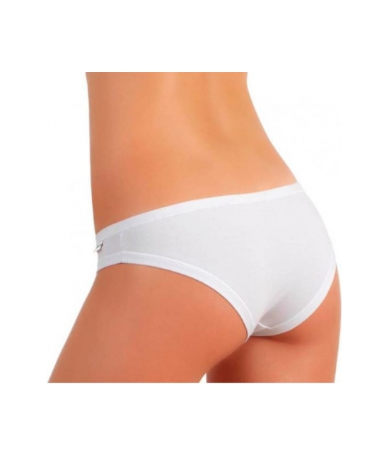 Slip donna vita bassa in cotone modal tinta unita - slip 785 : Colore - Bianco, Taglia - 2