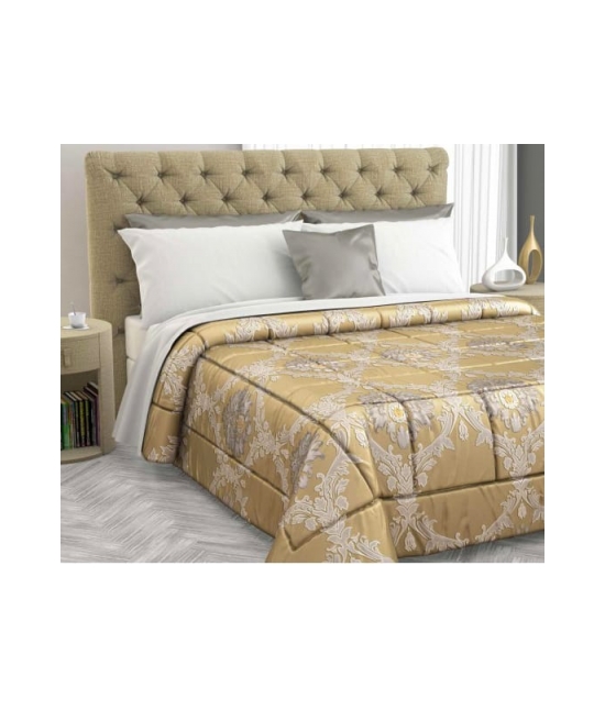 Blanco raya - Trapunta invernale jacquard con imbottitura in fibra anallergica htjf170614-1