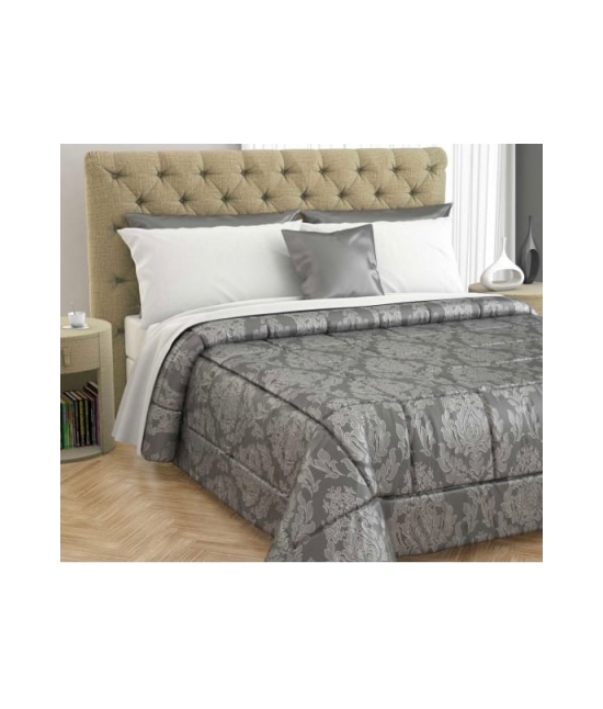 Blanco raya - Trapunta invernale jacquard con imbottitura in fibra anallergica htjf170614-2