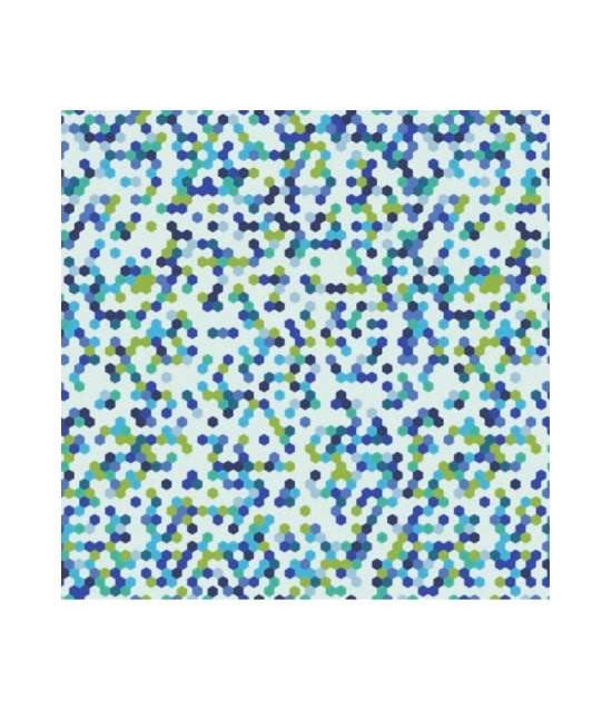 Completo lenzuola in flanella stampato composto da sopra + sotto con angoli + federa - carola : Misura - Singolo, Colore - Blue, Tessuto - Cotone