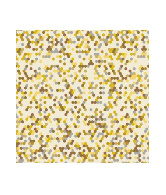 Completo lenzuola in flanella stampato composto da sopra + sotto con angoli + federa - carola : Misura - Matrimoniale, Colore - Giallo, Tessuto - Cotone