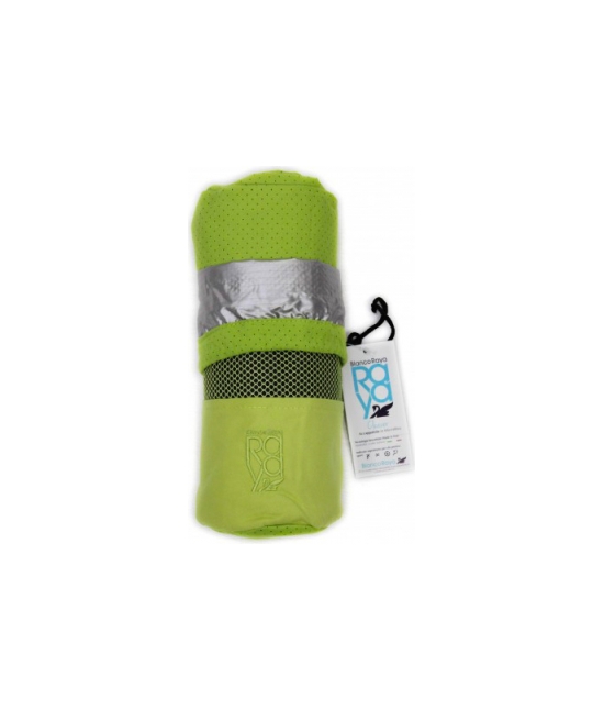 Blanco raya - Accappatoio microfibra microforata con comoda borsetta e tasca impermeabile - cleaver.