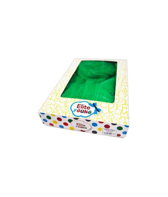 Accappatoio bambino in spugna con cappuccio e ricamo tinta unita - pakito : Taglia - 3-4 anni, Colore - Blue, Tessuto - Cotone, Variante - Splash
