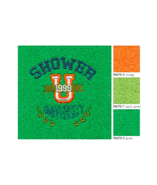 Accappatoio bambino in spugna con cappuccio e ricamo tinta unita - pakito : Taglia - 3-4 anni, Colore - Blue, Tessuto - Cotone, Variante - Splash