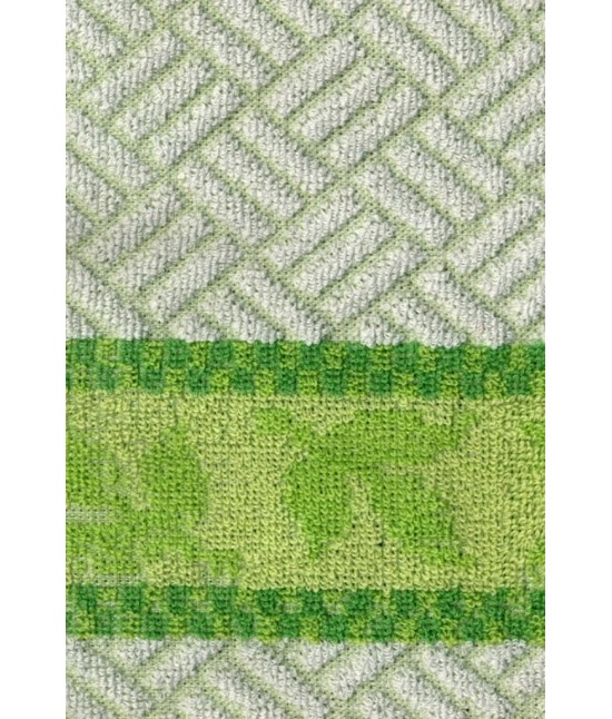 Asciugamani bagno viso in spugna jacquard tinta unita - betulla. : Tessuto - Cotone, Misura - Set asc. 12 pz