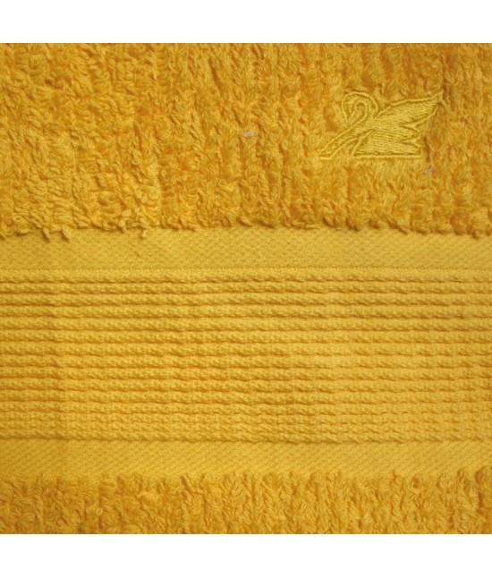 Set asciugamani bagno 1+1 in cotone con cesello jacquard - 1840906. : Colore - Giallo, Tessuto - Cotone, Misura - Set asc. 1+1