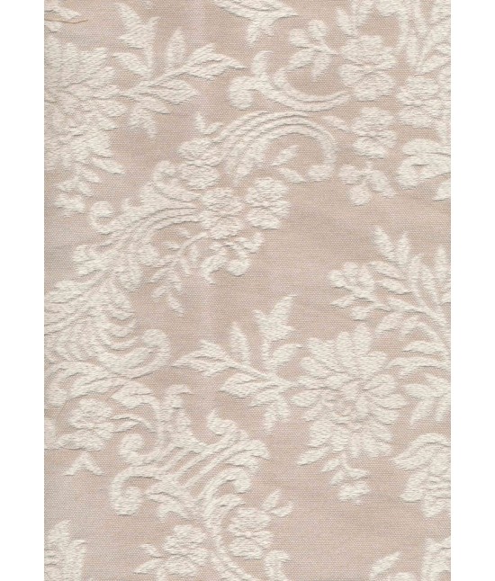 Copriletto invernale in raso jacquard - fust112 : Misura - Matrimoniale, Colore - Ecru'