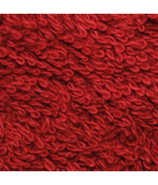 Set asciugamani bagno 1+1 in cotone con cesello jacquard - 1840906. : Colore - Rosso, Tessuto - Cotone, Misura - Set asc. 1+1
