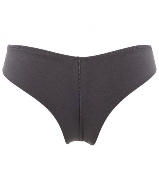 Confezione da 6 slip brasiliana donna linea chic vita bassa in cotone elasticizzato rifinito in pizzo - 6830. : Taglia - 3, Colore prodotto - Assortiti