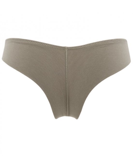 Confezione da 6 slip brasiliana donna linea chic vita bassa in cotone elasticizzato rifinito in pizzo - 6830. : Taglia - 3, Colore prodotto - Assortiti