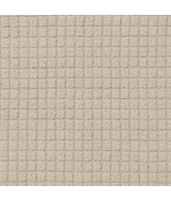 Coppia coprisedia universale con schienale in tessuto elasticizzato lavorato tinta unita - classic. : Tessuto - Poliestere, Colore prodotto - Ecru'