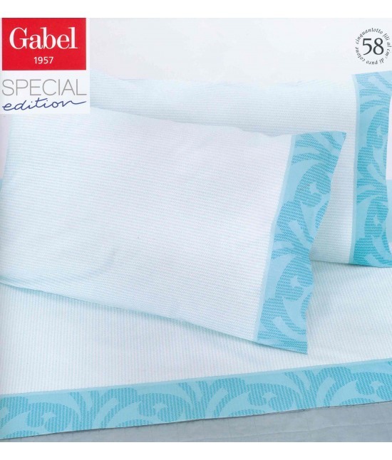 Gabel - Completi lenzuola special edition in 100% cotone stampato composto da sopra + sotto con angoli + federa - essential.