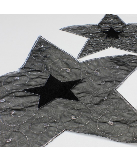 Blanco raya - Centrotavola natalizio stella - j07-1233-2