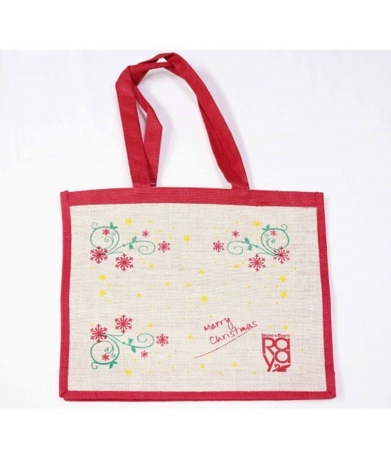 Blanco raya - Borsa natalizia in juta - 2535