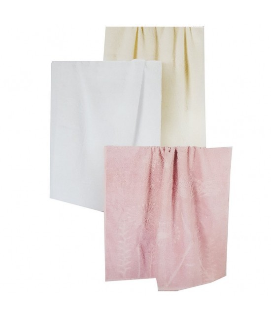Gabel - Completi asciugamani bagno 3+3 in 100% puro cotone idrofilo : shades