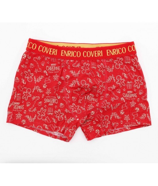 Enrico coveri - Boxer uomo in cotone stampato. set 2 pezzi : eb1658