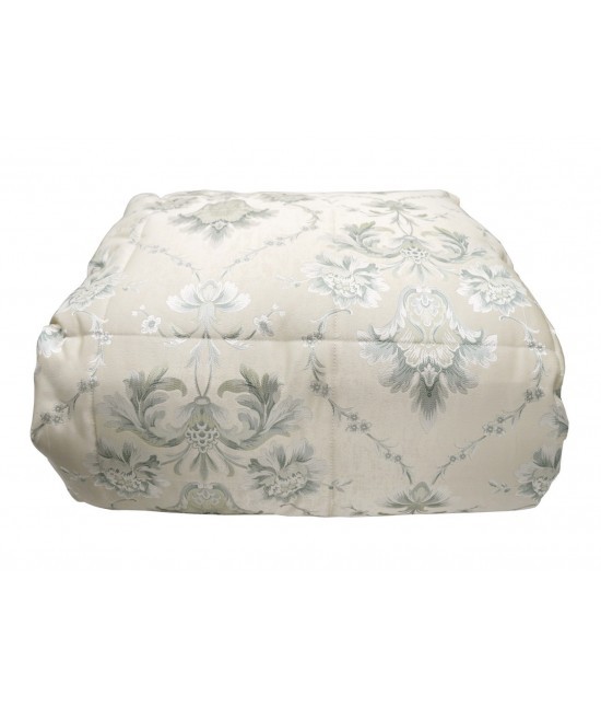 Blanco raya - Gbc708 colore: avorio, misura 260x260 trapunta invernale jacquard fantasia damascata : 1148-6