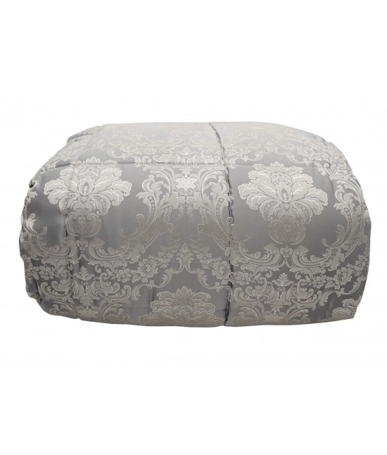 Trapunta invernale jacquard fantasia damascata : 1148-4-1 : Misura - Matrimoniale, Tessuto - Poliestere, Colore prodotto - Grigio scuro