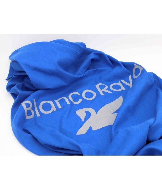 Bluesi - Telo bagno in microfibra tinta unita con borsa: star.