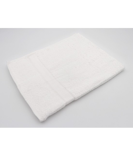 Blanco raya - Set 12 teli bagno in spugna di puro cotone tinta unita: 2 righe rosse.
