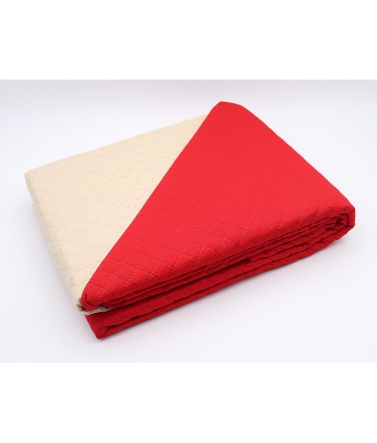 Blanco raya - Trapuntino primaverile singolo 100 gr in microfibra tinta unita double face: 1011-1179.