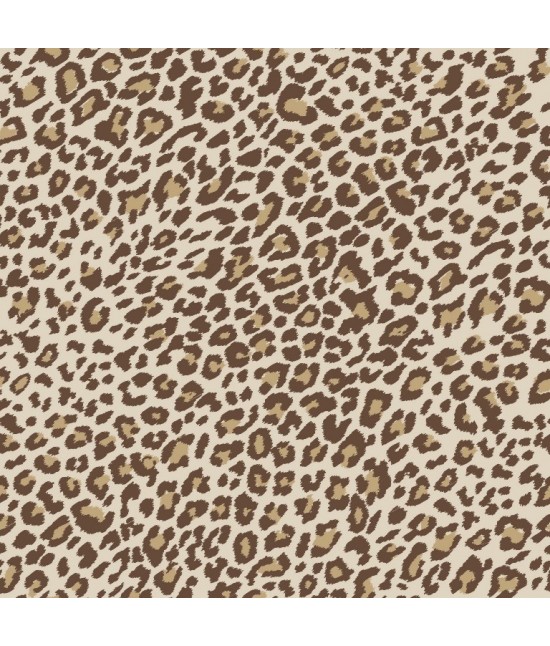 Completo lenzuola matrimoniale in cotone stampato composto da sopra + sotto con angoli + 2 federe - leopop : Colore prodotto - Beige, Misura - Matrimoniale, Tessuto - Cotone, Variante - Leopop