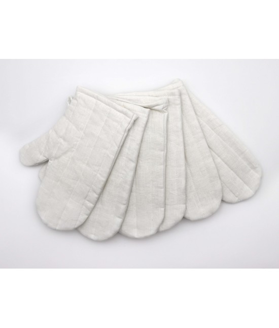 Set 6 guantoni da forno in puro lino : Misura - Set 6 pz