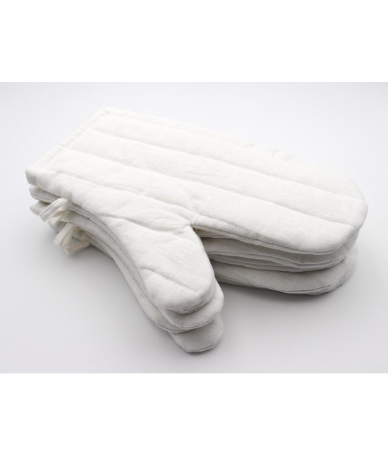 Set 6 guantoni da forno in puro lino : Misura - Set 6 pz