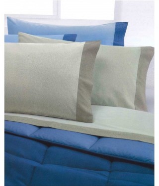 Trapunta invernale stampata double face in puro cotone - chromo