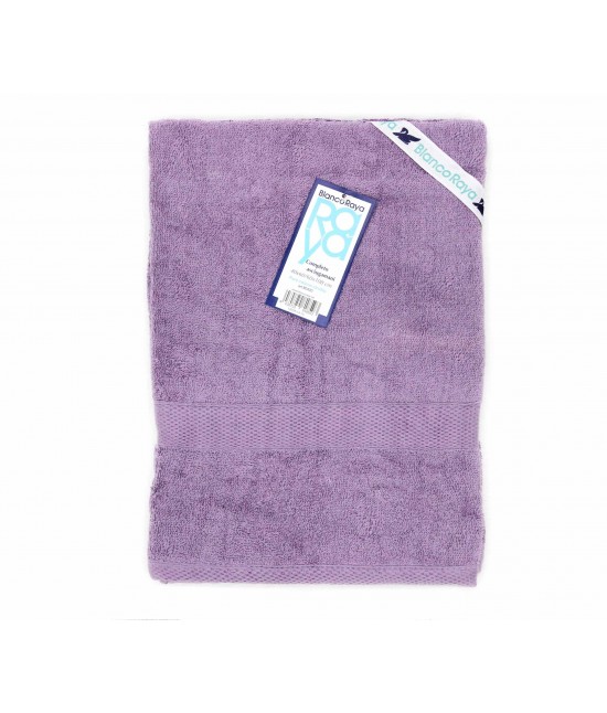 Set asciugamani bagno 1+1 in 100% spugna di puro cotone - 80420. : Tessuto - Cotone, Misura - Set asc. 1+1, Colore prodotto - Lilla