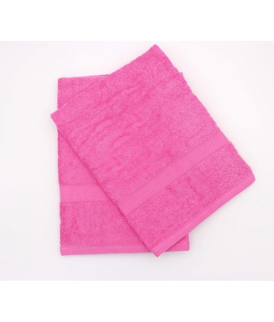 Set asciugamani bagno 1+1 in 100% spugna di puro cotone - 80420. : Tessuto - Cotone, Misura - Set asc. 1+1, Colore prodotto - Orchidea