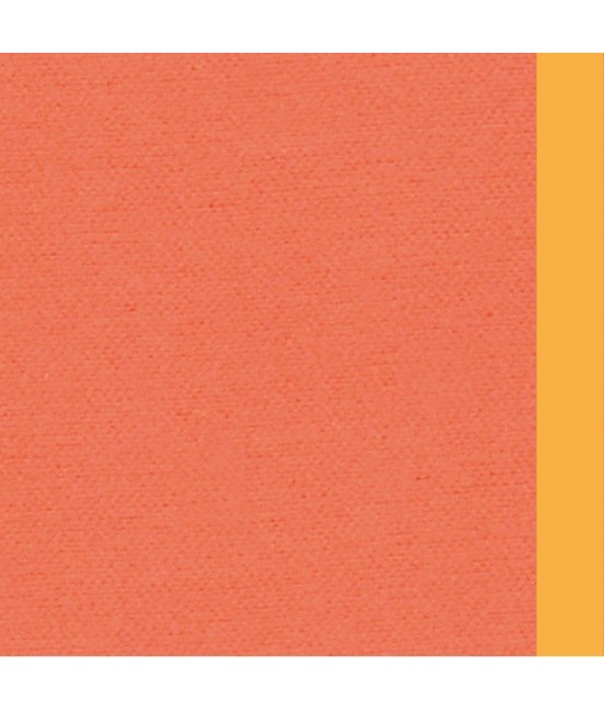 Telo mare in microfibra tinta unita con bordo a contrasto - 2911 : Colore prodotto - Arancio, Tessuto - Poliestere, Misura - 90x160 cm