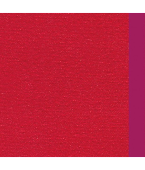 Telo mare in microfibra tinta unita con bordo a contrasto - 2911 : Colore prodotto - Rosso, Tessuto - Poliestere, Misura - 90x160 cm