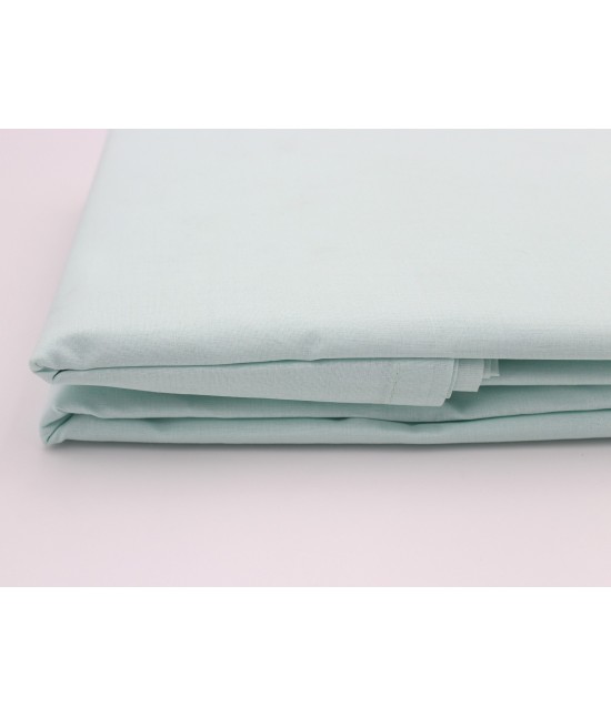Lenzuolo piano matrimoniale in cotone tinta unita vari colori: silver