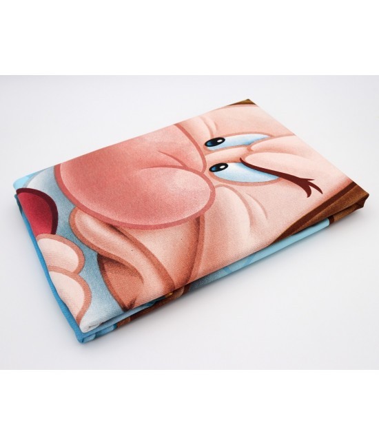 HERMET - Copriletto in 100% cotone piquet con stampa digitale : sette nani