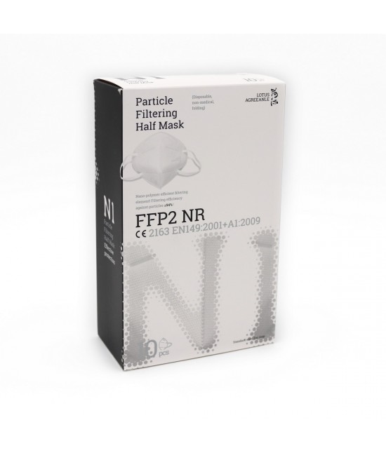 Mascherine filtranti kn95 ffp2 certificazione ce con laccetti: n1