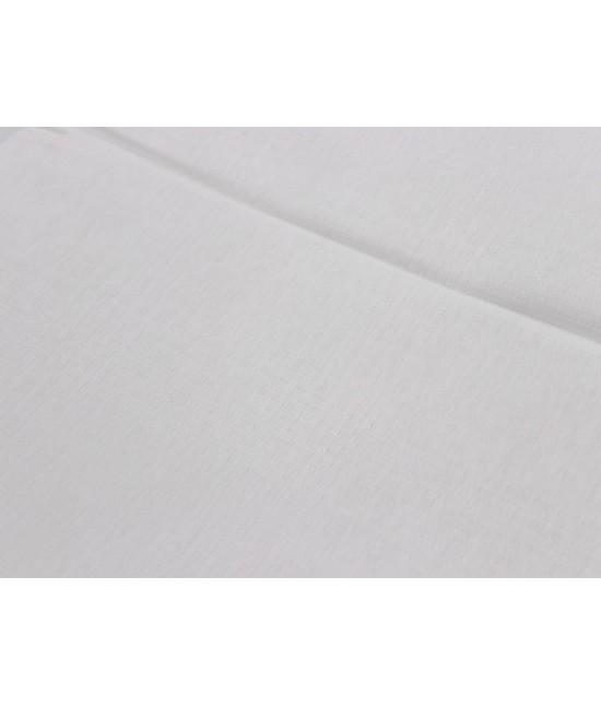 Tovaglia 4 posti in puro cotone bianco tinta unita: disegno 3 : Tessuto - Cotone, Misura - 4 posti