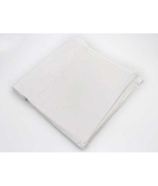 Set 12 tovaglie 4 posti in puro cotone bianco tinta unita: disegno 3 : Tessuto - Cotone, Misura - 4 posti