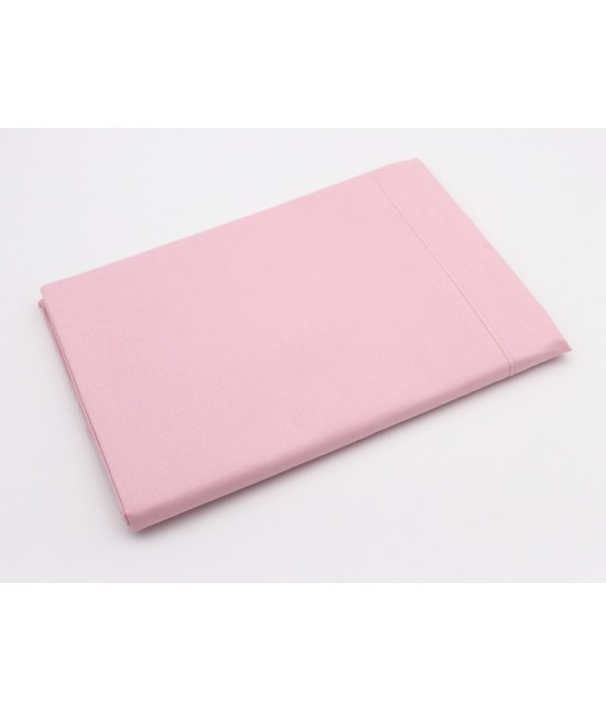 Lenzuolo piano una piazza tinta unita in cotone: color : Misura - Singolo, Colore prodotto - Rosa, Tessuto - Cotone