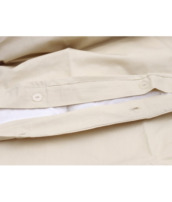 Completo copripiumino ricamato con punto ajour tinta unita composto da sacco + sotto con angoli + federa - ajour : Misura - Singolo, Tessuto - Cotone, Colore prodotto - Crema