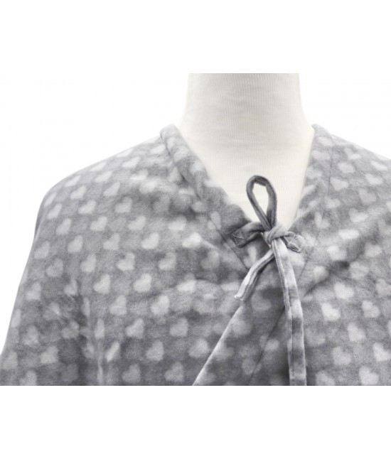 Blanco raya - Plaid mantella poncho scialle fantasia heart cuorein morbido pile: pt004