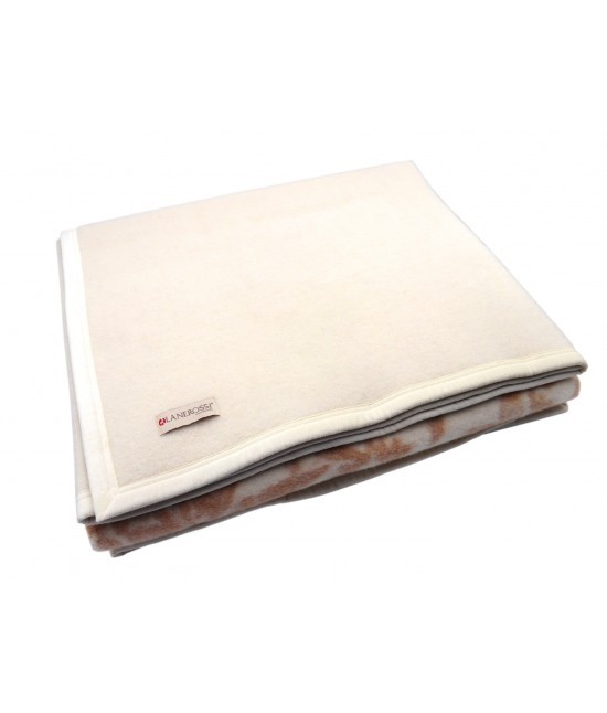 Lanerossi - Coperta invernale 100% lana fantasia floreale diverse misure: sofia