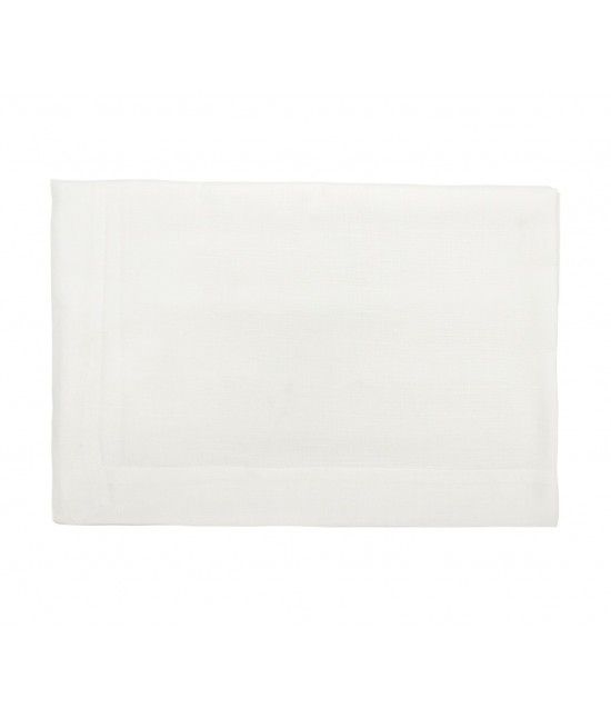 Tovaglia basic con bordo semplice tinta unita avorio diverse misure: 1004b-ivory : Tessuto - Poliestere, Colore prodotto - Avorio, Misura - 150 x 150 cm
