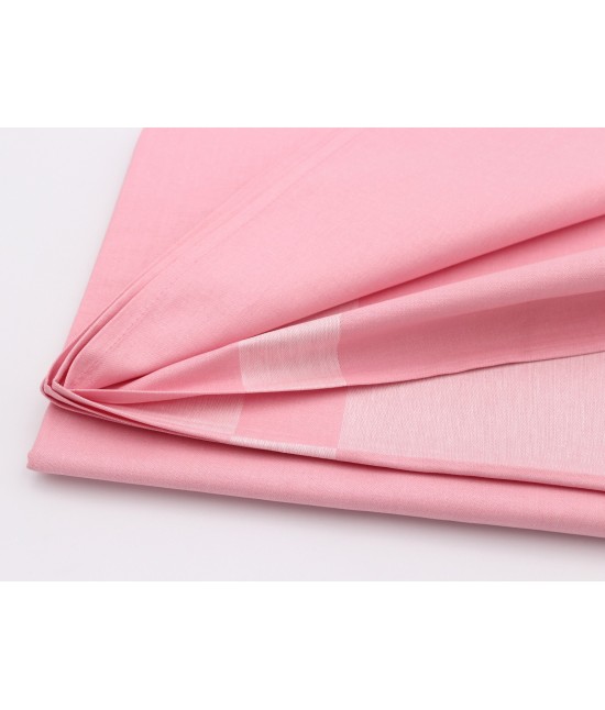 Servizio tovaglia con tovaglioli in puro cotone tinta unita: disegno 5 : Colore prodotto - Rosa, Tessuto - Cotone, Misura - 4 posti