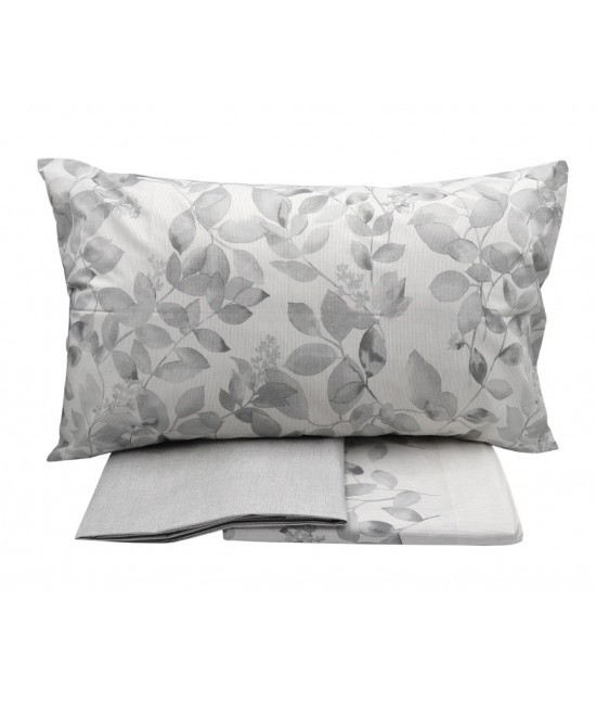 Gabel - Completo lenzuola special edition in 100% cotone stampato composto da sopra + sotto con angoli + federa : ramage.